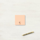 Cat Pumpkin Post-it® Notes (Op bureau)