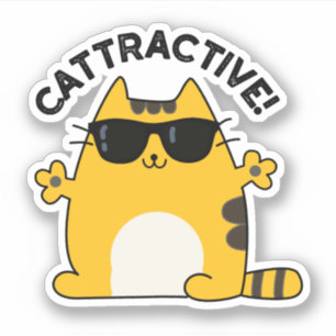 Cat Pun, aantrekkelijk Sticker