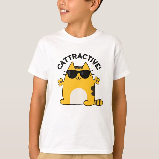 Cat Pun, aantrekkelijk T-shirt (Voorkant)