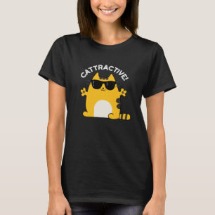 Cat Pun Dark BG T-shirt