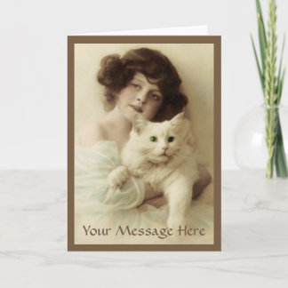Cat PURRfect Beauty Wenskaart Kaart