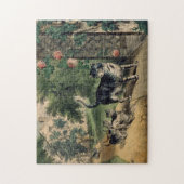 Cat Puzzle Currier & Ives Legpuzzel (Verticaal)