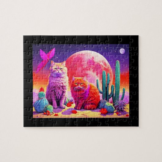 Cat Puzzle Legpuzzel (Horizontaal)