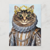 Cat Queen 2 Briefkaart (Voorkant)