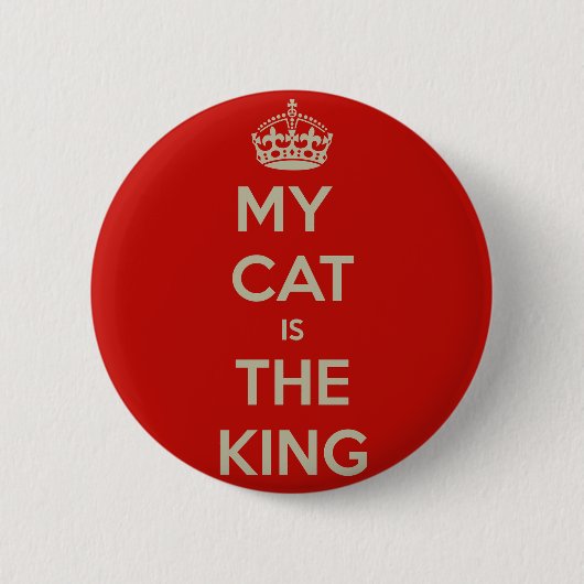 CAT-quote Ronde Button 5,7 Cm (Voorkant)