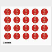 CAT-quote Ronde Sticker (Vel)