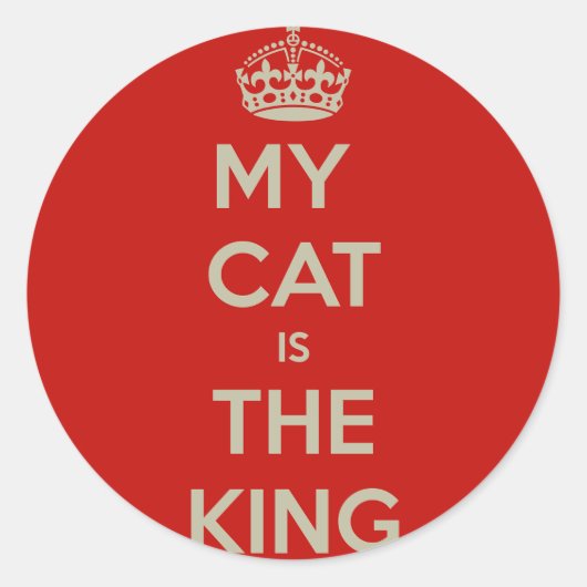 CAT-quote Ronde Sticker (Voorkant)