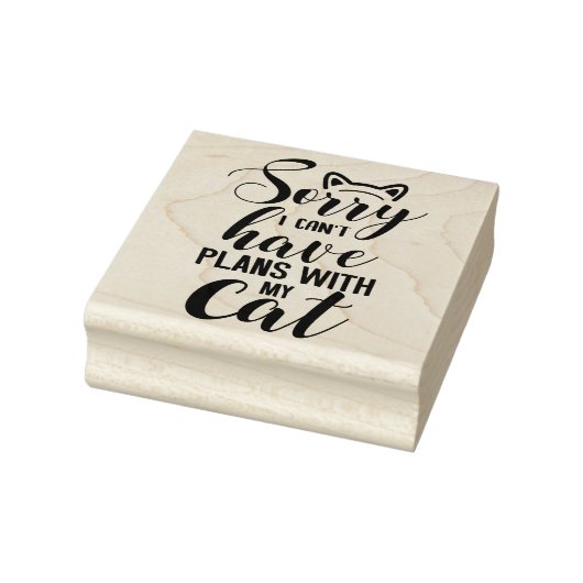 Cat Quote Rubber Stempel (Stempel)