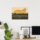 Cat quote van Hippolyte Taine, Edward Penfield Poster (Thuiskantoor)