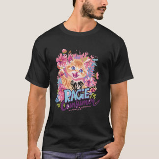 Cat Rage Consumes Me Humor Meme 2 T-shirt