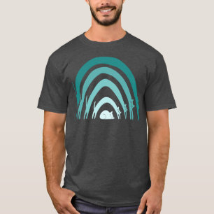 Cat Rainbows Blues T-shirt