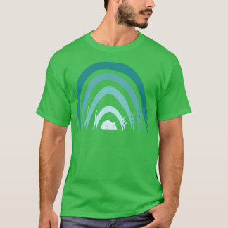 Cat Rainbows Blues T-shirt