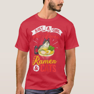 Cat Ramen Bowl Chicken Noodle Soup Japans170 T-shirt