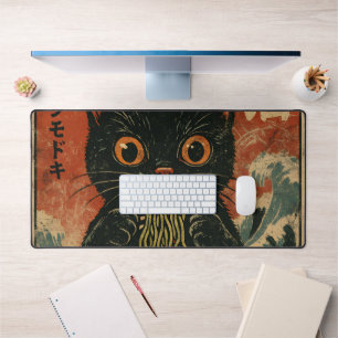Cat Ramen Japanse Grappige Grafische Kawaii Kat An Bureaumat