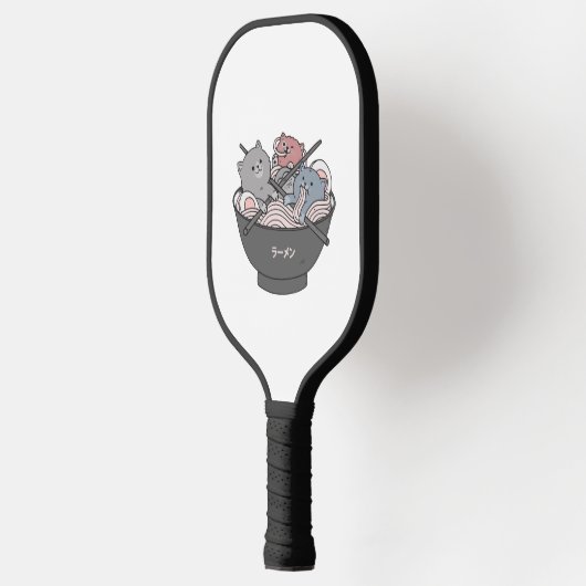 Cat Ramen Kawaii Pickleball Paddle (Links)