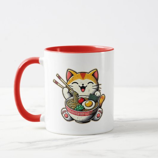 Cat Ramen Mugs (Gauche)