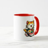 Cat Ramen Mugs (Devant droit)