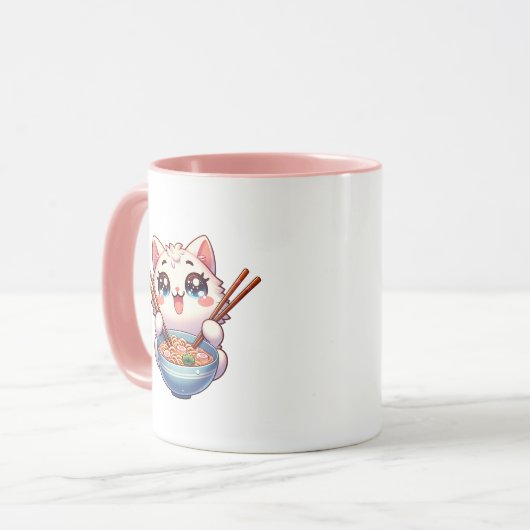 Cat Ramen Mugs (Devant gauche)