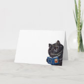 Cat Reading a Book, Louis Wain Kaart (Voorkant)