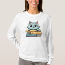 Cat Reads – Schattige Cat T-shirt