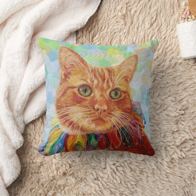 Cat Red Ginger Sierkussen Home Decor (Deken)