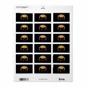 Cat Retro Etiket (Full Sheet)