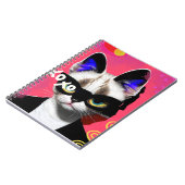 Cat rétro | Journal carnet (Côté gauche)