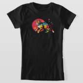 Cat Retro T-shirt (Laagn)