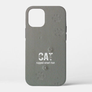 CAT robuuste slimme hond met schattige poten iPhone 12 Mini Hoesje