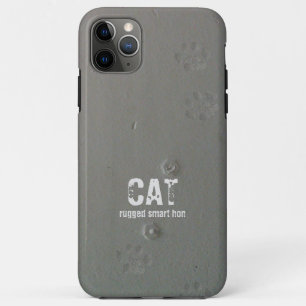 CAT robuuste slimme hond met schattige poten iPhone 11 Pro Max Hoesje