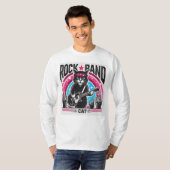 Cat rock band t-shirt (Voorkant volledig)