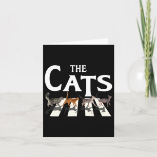 Cat Rock Muziek Grappige Kat Liefhebber Gifts Voor Kaart