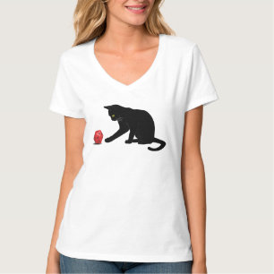 Cat Rolling Dice RPG Rol Spelen Games Gaming Lov T-shirt