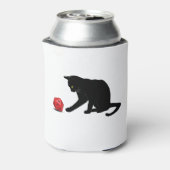 Cat Rolling Dice RPG rollspellen Blikjeskoeler (Blikje Achterkant)