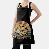 Cat Rolling Fatties Grappig Schort (Insitu)