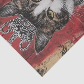 Cat Royal Highness6 Tissuepapier (Detail)