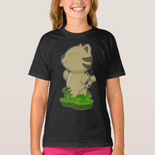 Cat Runner Running Sports T-shirt