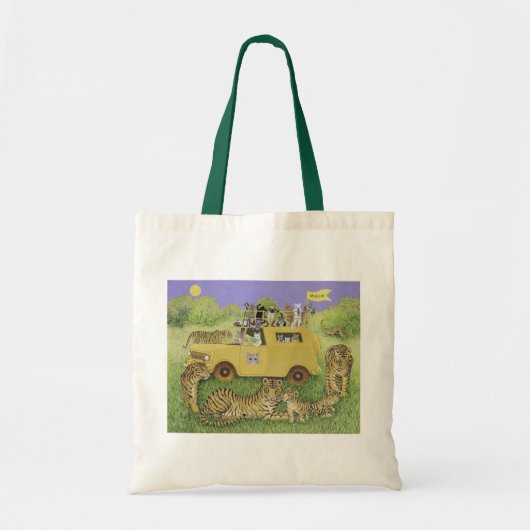 Cat Safari Tote Bag (Voorkant)
