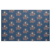 Cat Samurai Warrior Japans Stof (Fat Quarter)