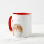 Cat Santa Claus Mok (Voorkant links)