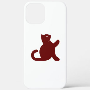 Cat Says Hallo iPhone 12 Pro Max Hoesje