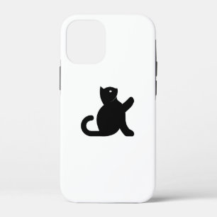 Cat Says Hallo iPhone 12 Mini Hoesje