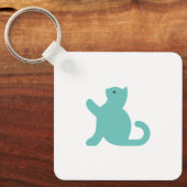 Cat Says Hallo Sleutelhanger (Voorkant)