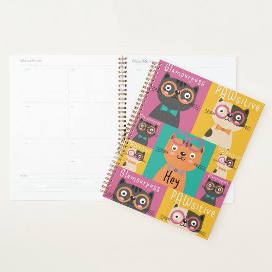 Cat Says Hey Funny Memes Planner