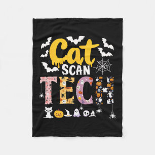 Cat Scan CT Rad Tech Halloween Kostuum Spider Fly Fleece Deken
