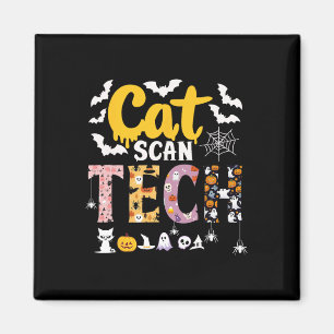 Cat Scan CT Rad Tech Halloween Kostuum Spider Fly Magneet