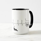 Cat Scan - EKG Coffee Mok (Voorkant rechts)