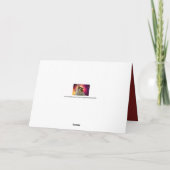 Cat Schattige Cute Calico Kaart (Achterkant)