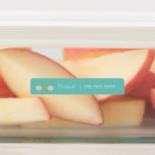 Cat School Class Lunch Nom Numéro Étiquette (Apposé)