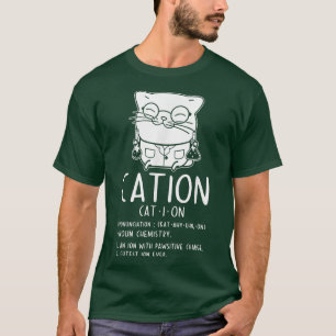 Cat Science Chemistry for Chemist Teacher 199 T-shirt
